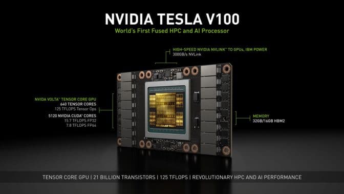 엔비디아 V100 GPU