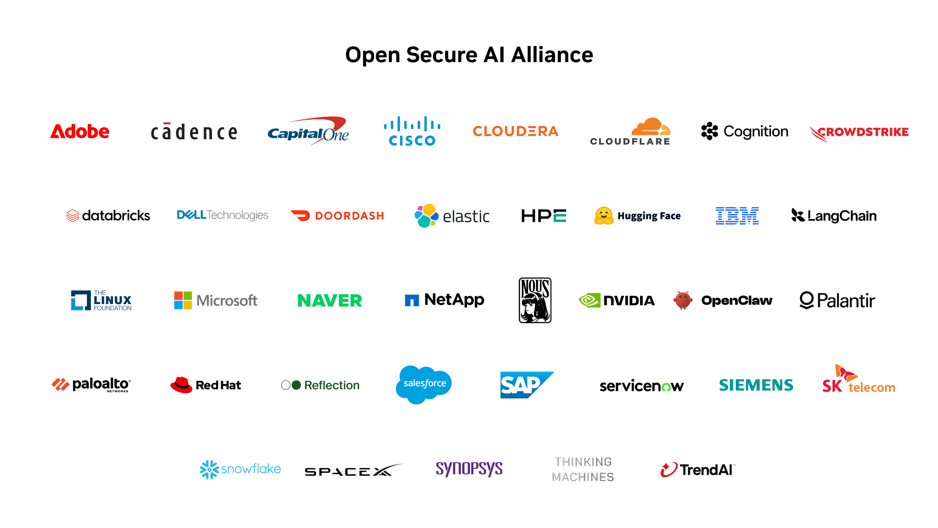 AI 안전과 보안을 위해 뭉친 업계 리더들, Open Secure AI Alliance 출범